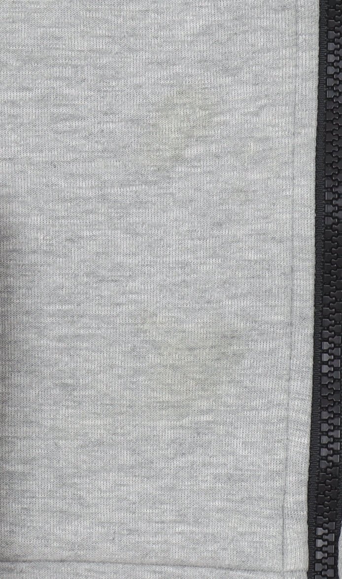 Nike Men's Grey Full Zip Hoodie Size L Regular Fit