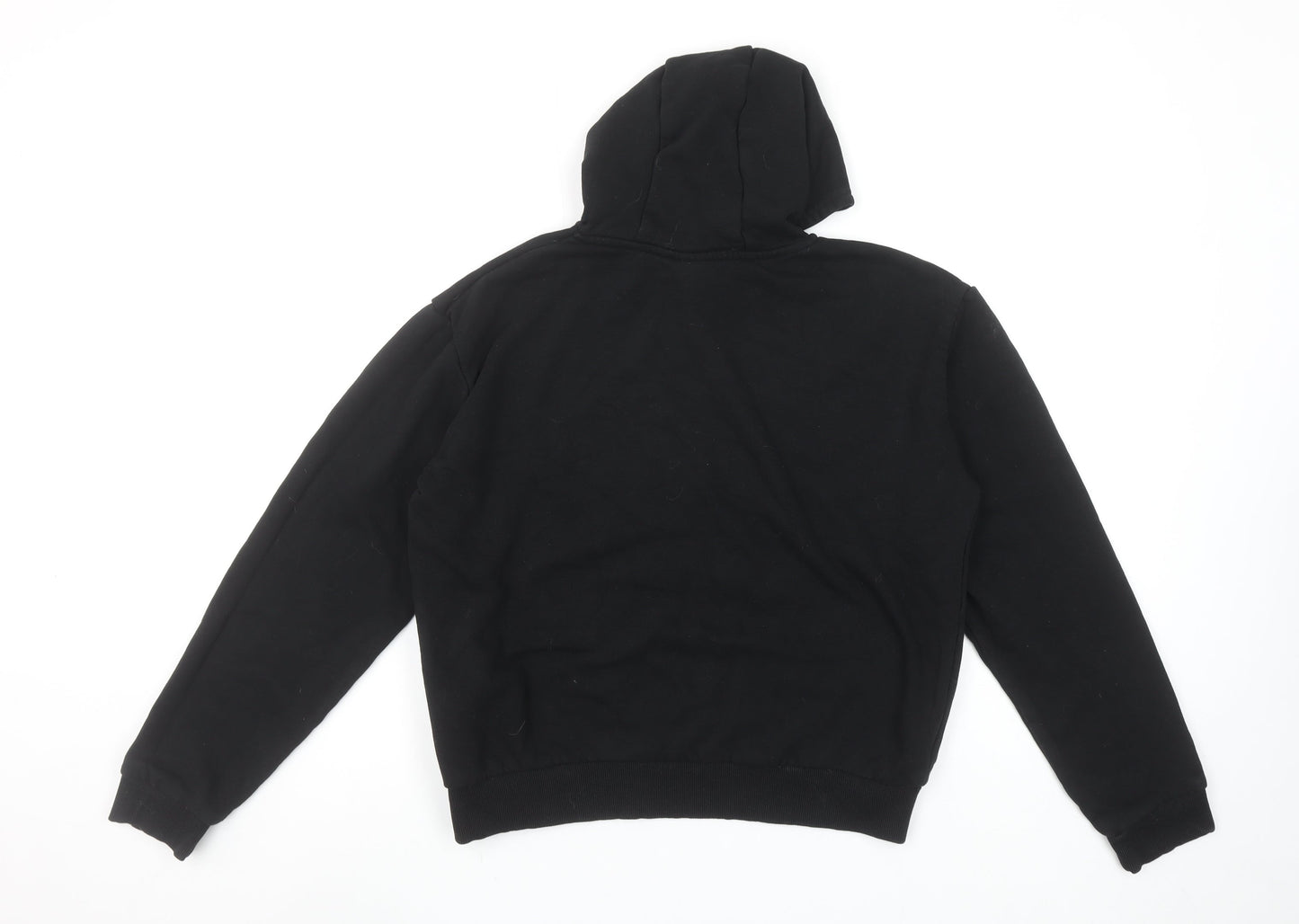 Juicy Couture Girls Black Pullover Hoodie 14-15 Years Logo Fleece