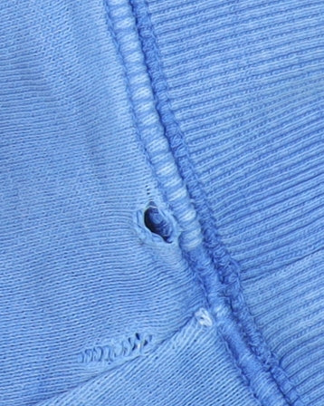 Joules Women Blue UK 10 Cotton Pullover Sweatshirt Casual