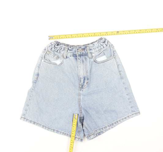 Diesel Womens Blue Size 6 High Rise Mom Denim Shorts