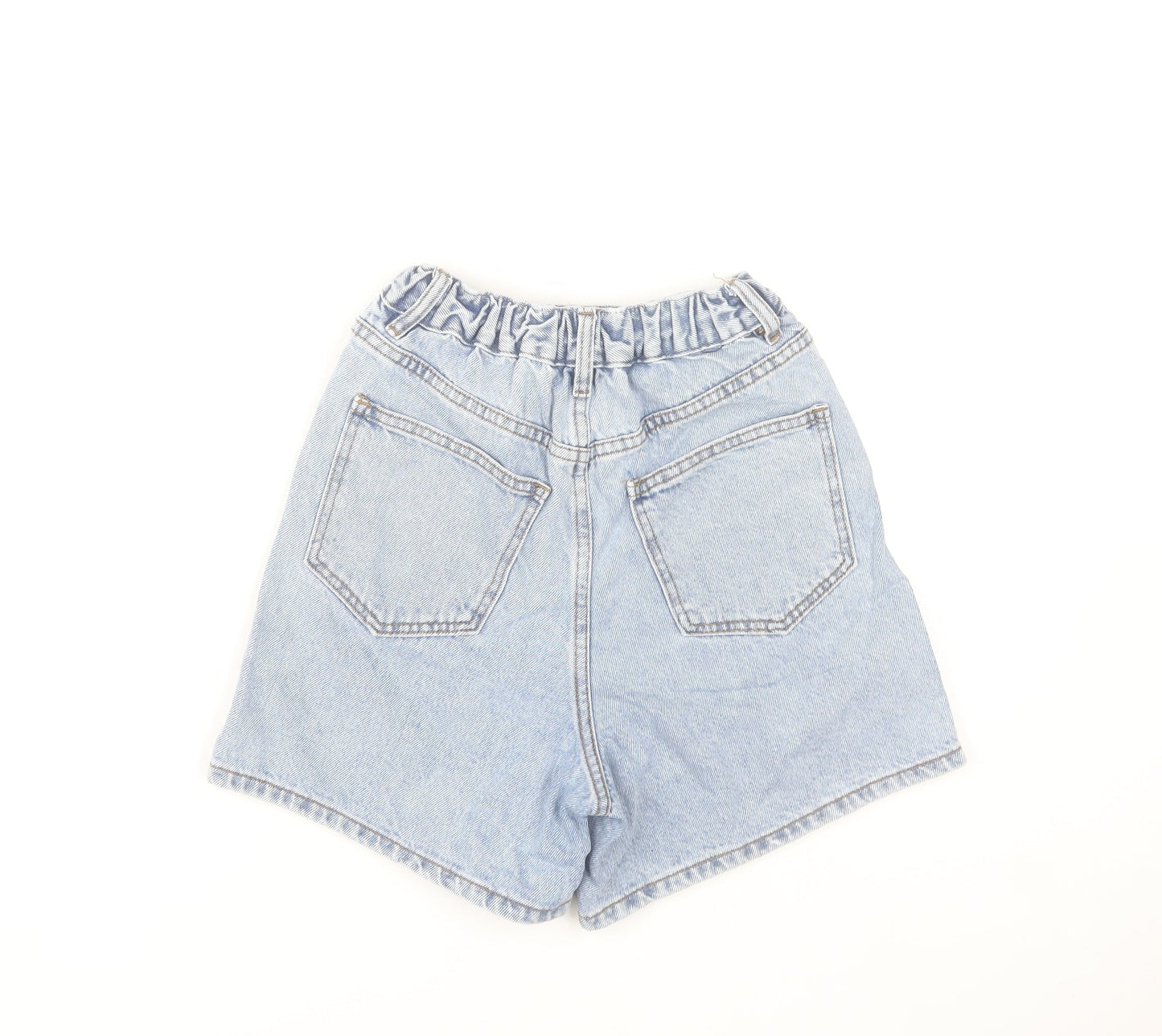 Diesel Womens Blue Size 6 High Rise Mom Denim Shorts