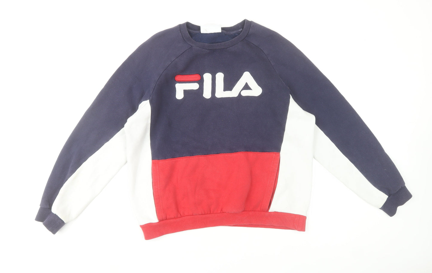 Fila Men's Multicoloured Logo Sweatshirt Pullover M Regular Fit