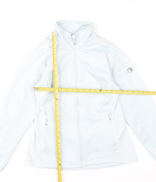 Regatta Womens Blue Softshell Jacket UK 12 Lightweight Outdoor Zip Up