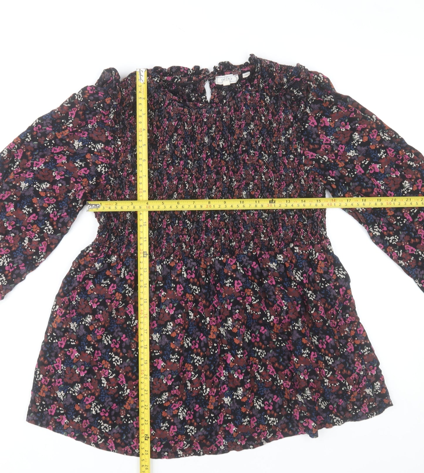 Fat Face Women's Multicoloured Floral Tunic Blouse Size 14