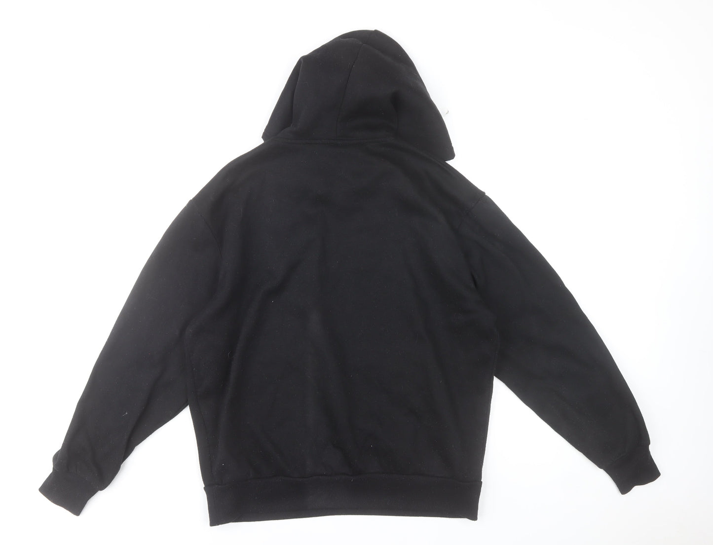 Lee Cooper Men's Black Pullover Hoodie Medium Regular Fit Fleece