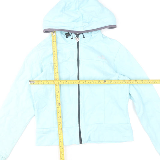 O'Neill Women’s Blue Full Zip Hoodie Sweatshirt Size S 100% Cotton