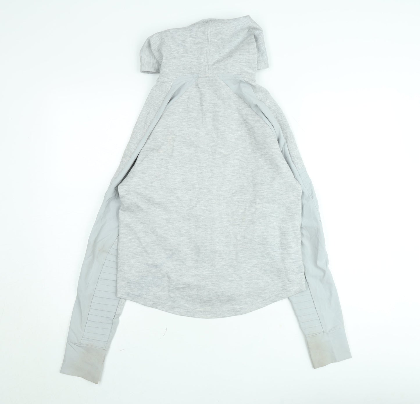 Puma Mens Grey XS Full Zip Hooded Athletic Hoodie