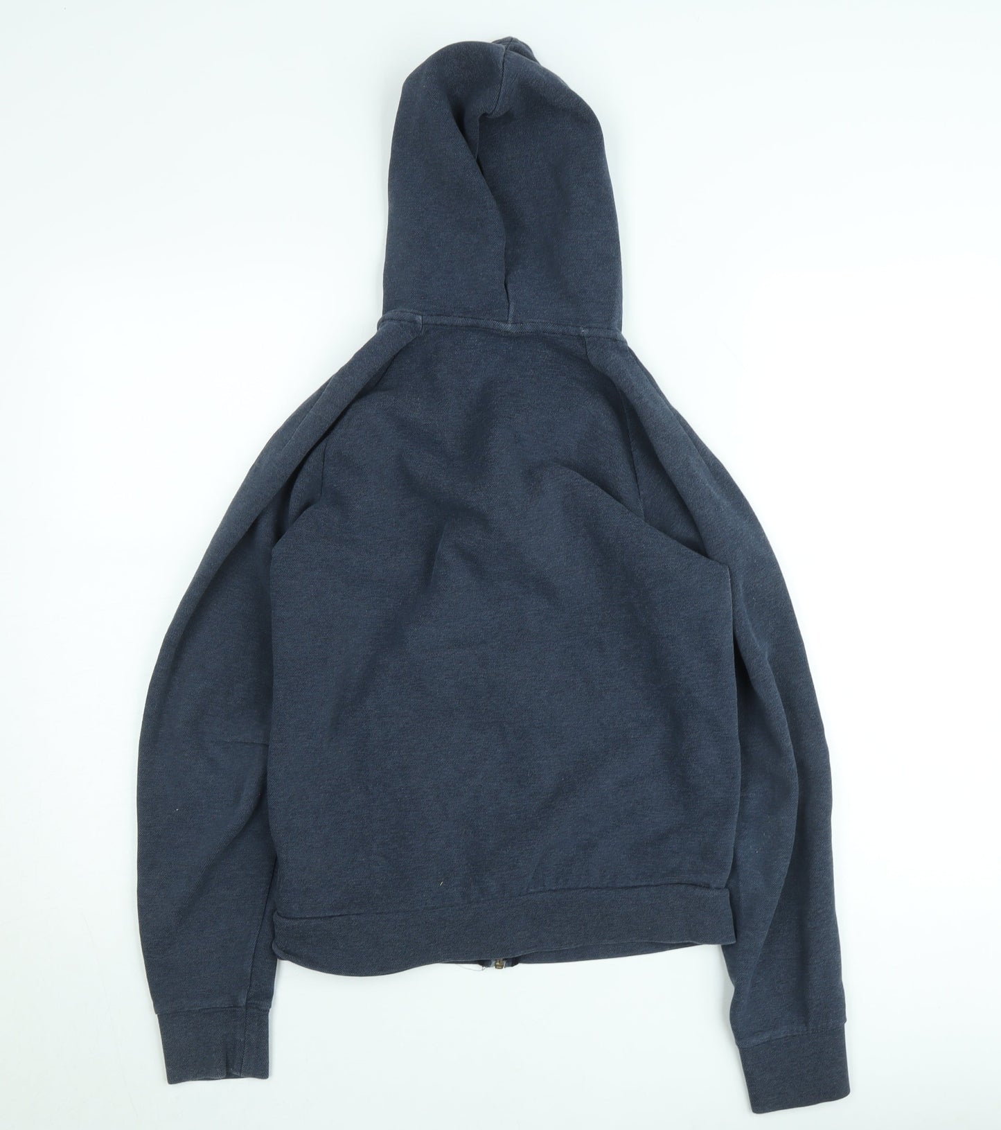 adidas Mens Blue XS Full Zip Hoodie Sports Fleece Sweatshirt