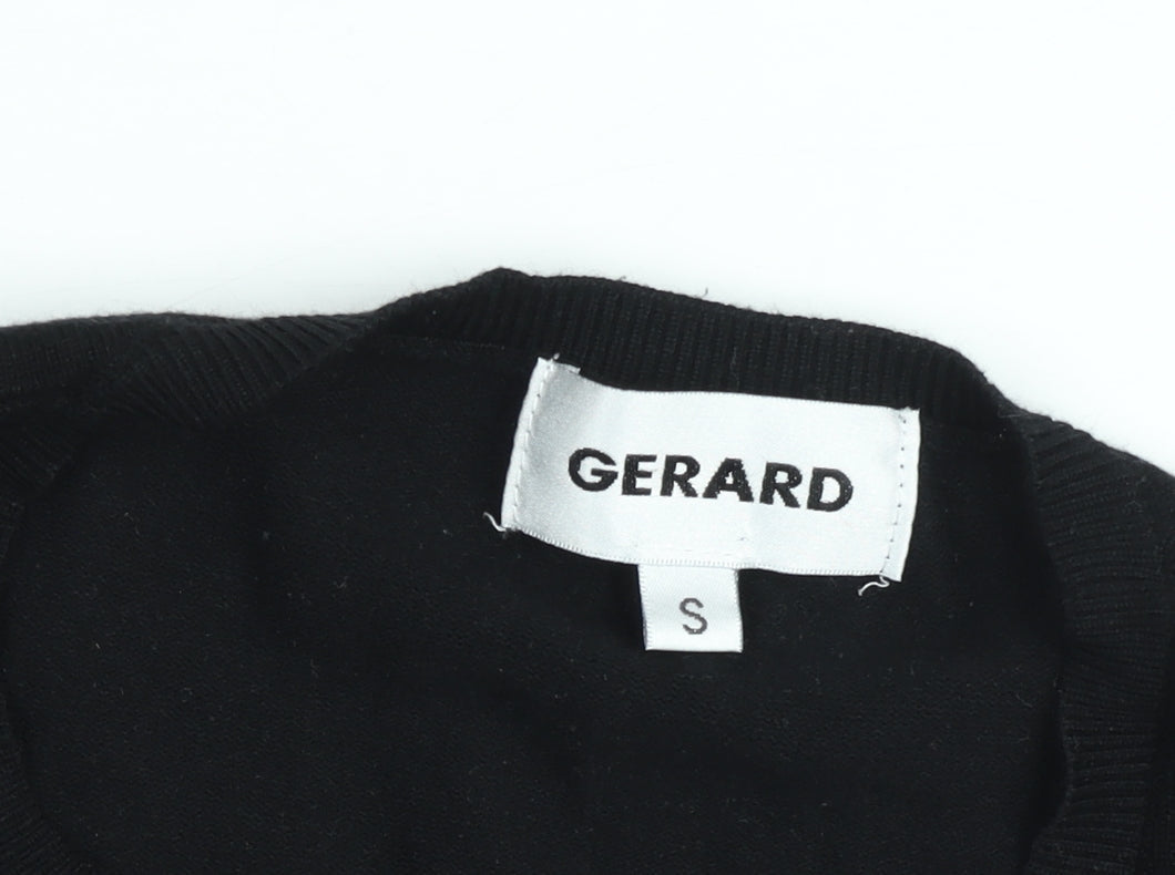 Additional view of Gerard women’s black sequin snowflake jumper, size S