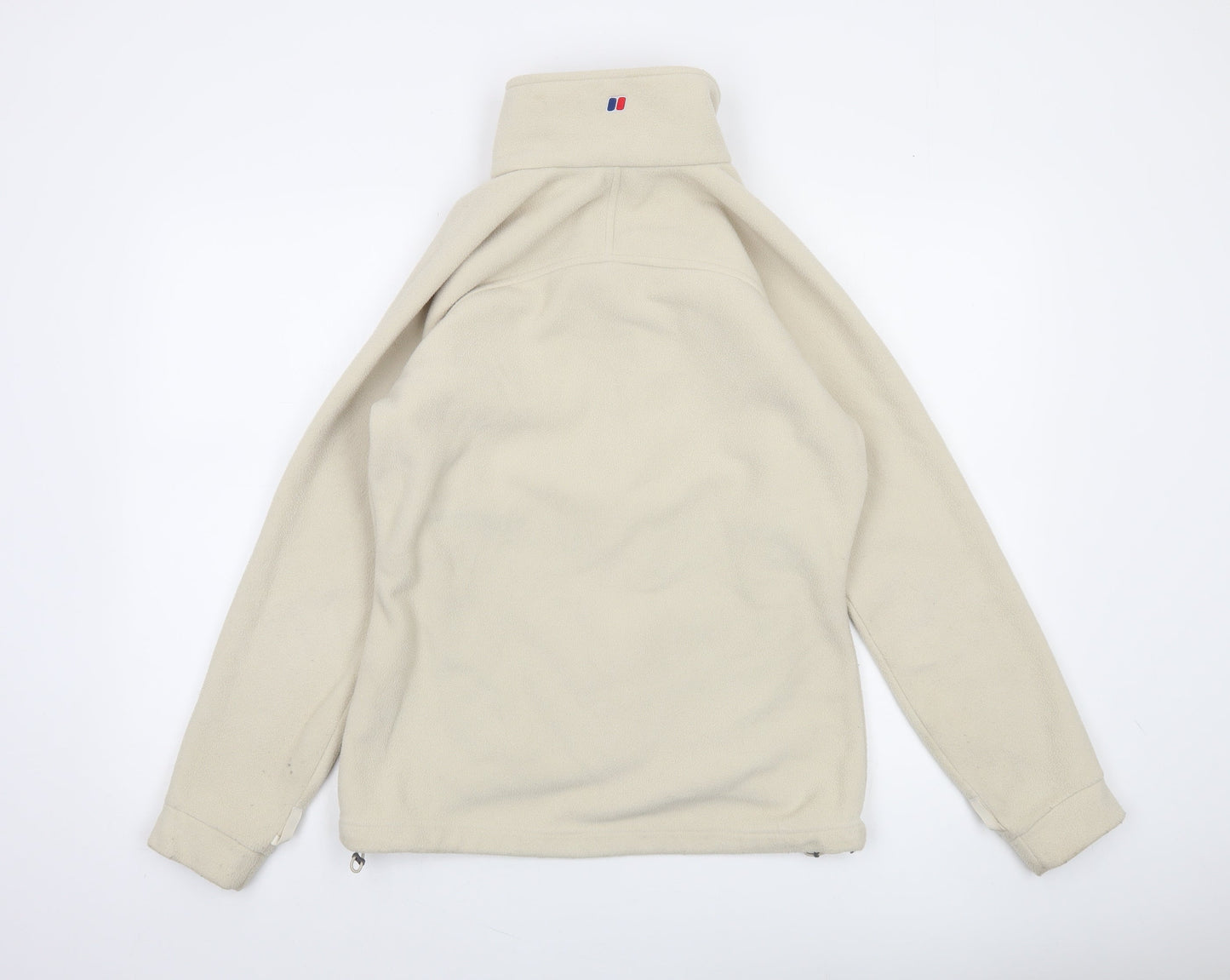 Berghaus Women Beige Fleece Full Zip Jacket Size 10 Outdoor