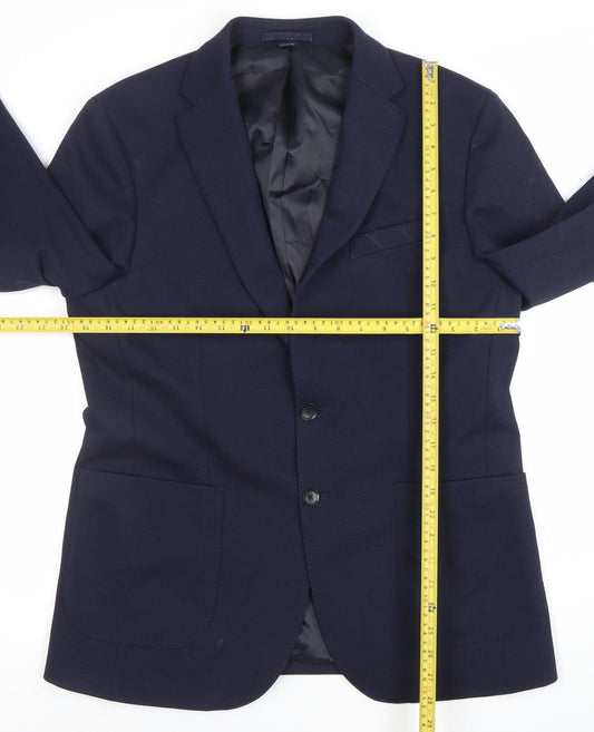 Marks and Spencer Men's Blue Regular Fit Blazer Jacket 40