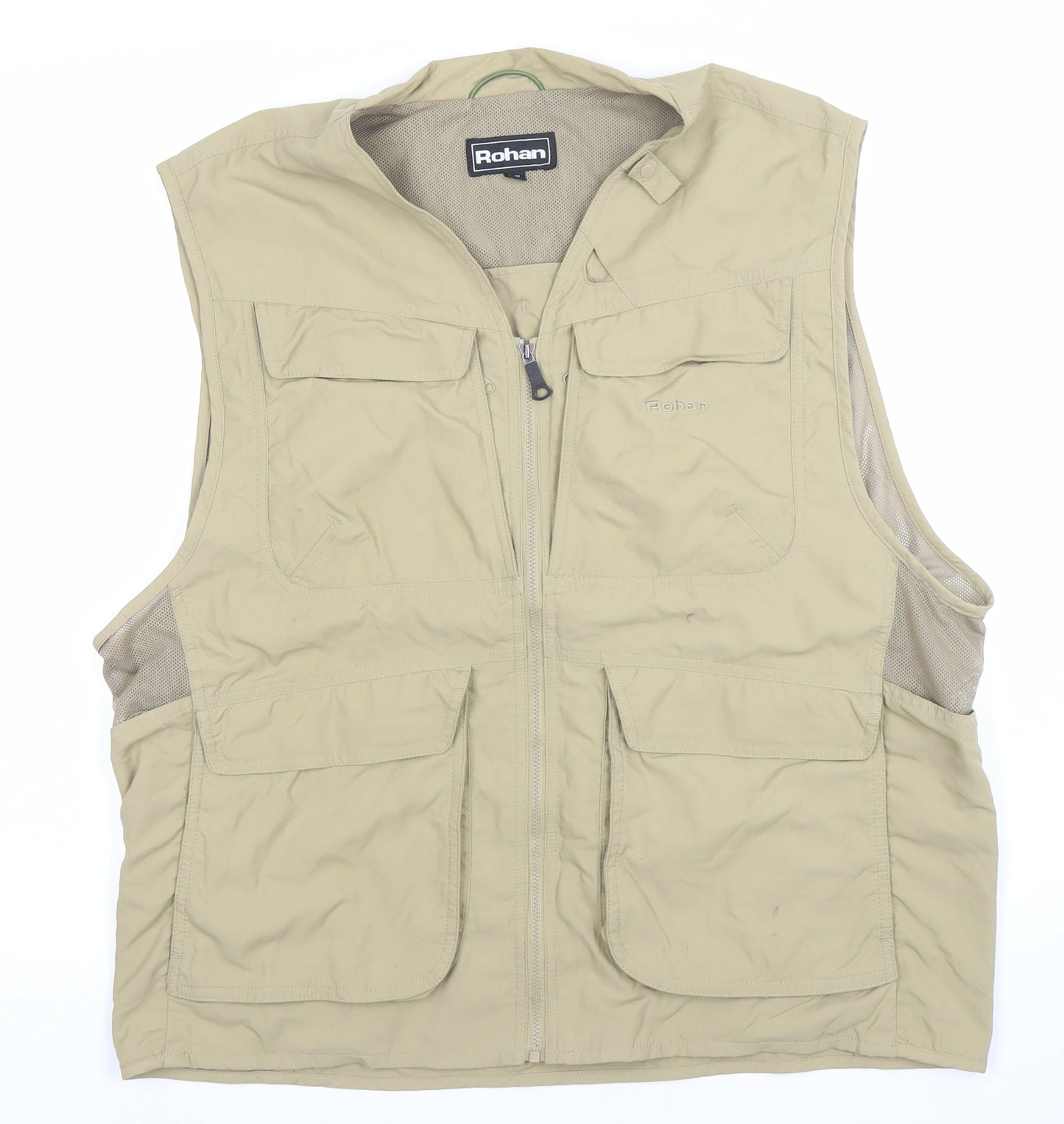 Rohan Jungle Expedition Beige Unisex L Lightweight Travel Vest