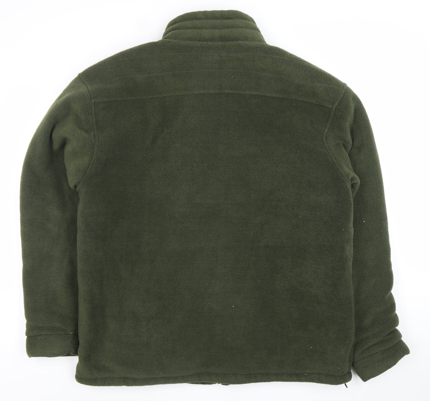 Champion Men's Green Fleece Full Zip Jacket Size L