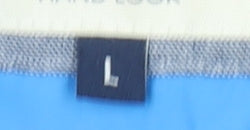 Jack & Jones Mens Blue Hooded Puffer Jacket Size L Quilted Winter Coat