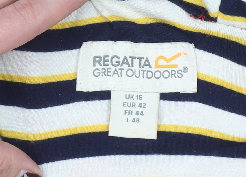 Regatta Womens Red Hooded Waterproof Rain Coat Jacket UK 16