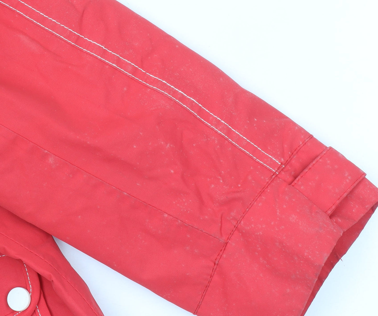 Regatta Womens Red Hooded Waterproof Rain Coat Jacket UK 16