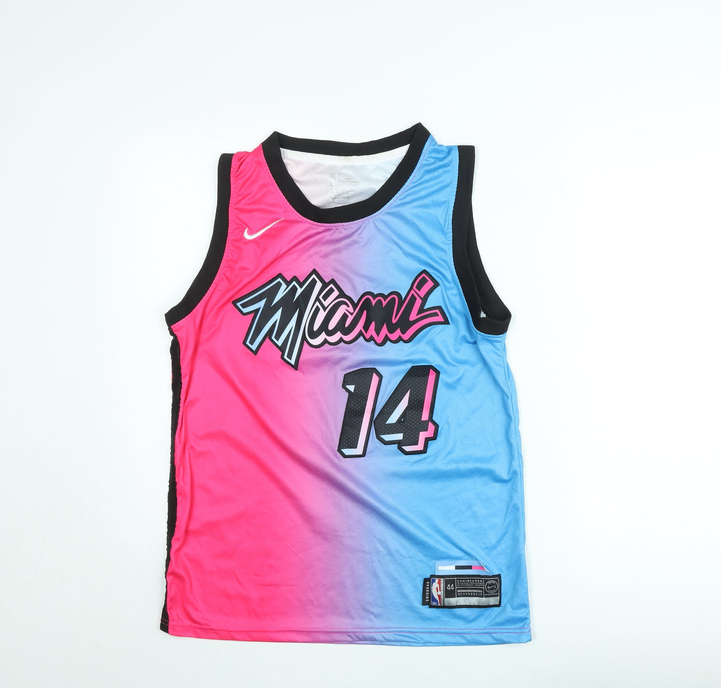 Nike Men’s Multicoloured Miami Heat Basketball Sleeveless T-Shirt Size S