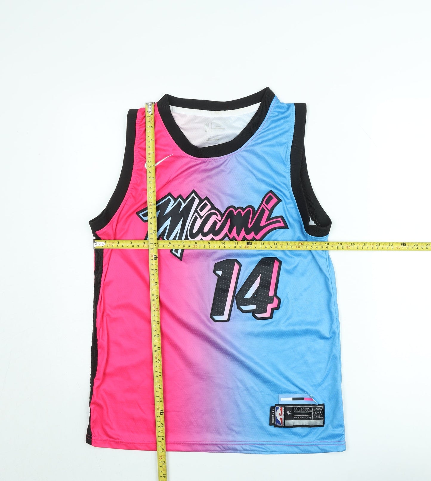 Nike Men’s Multicoloured Miami Heat Basketball Sleeveless T-Shirt Size S