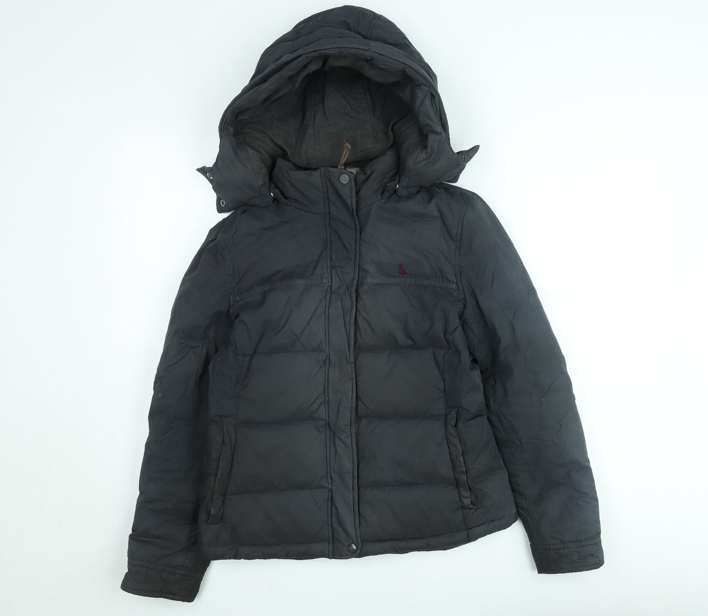 Jack Wills Women’s Black Size 10 Hooded Puffer Jacket