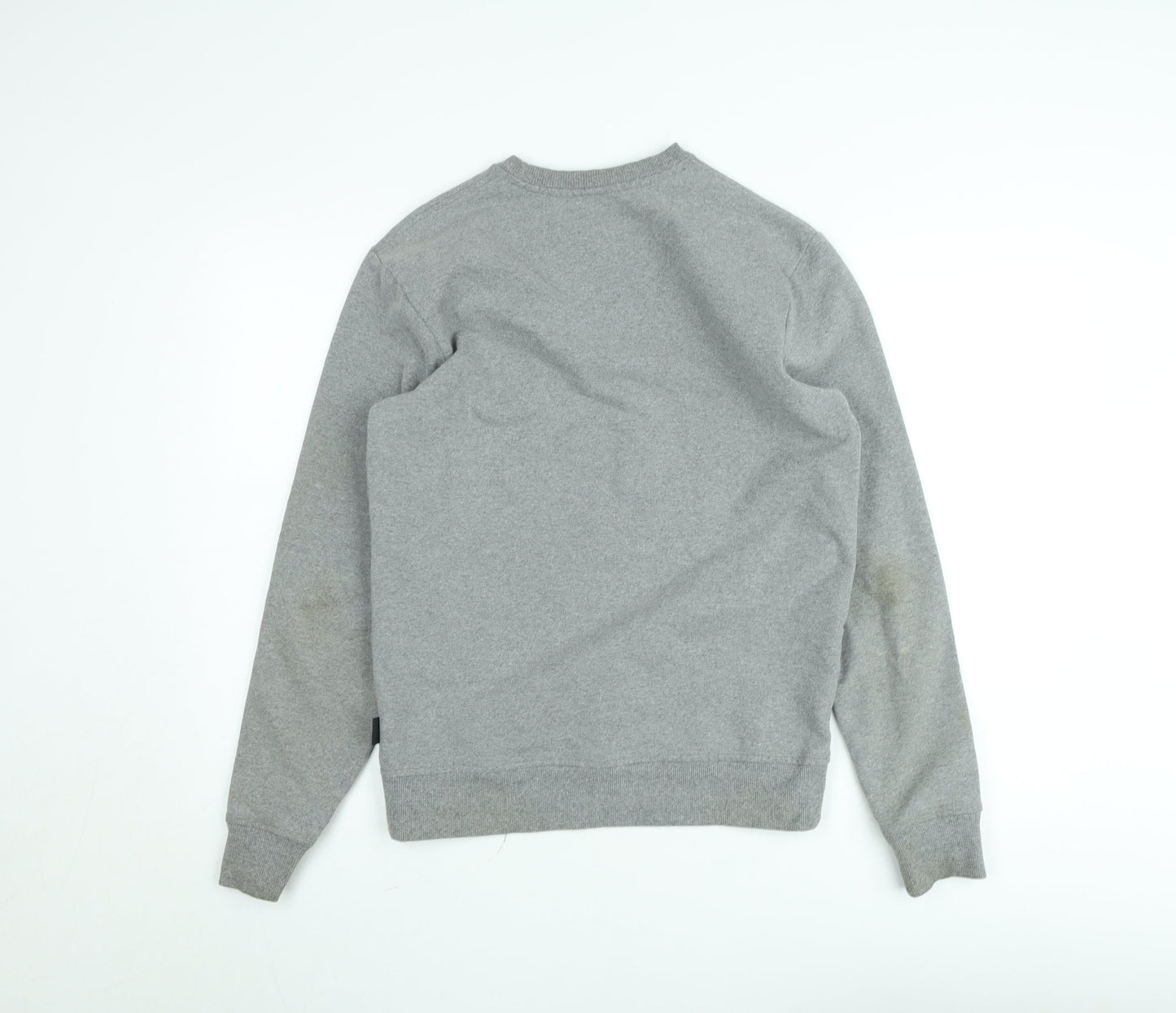 Patagonia Men's Grey Regular Fit Crew Neck Sweatshirt Small