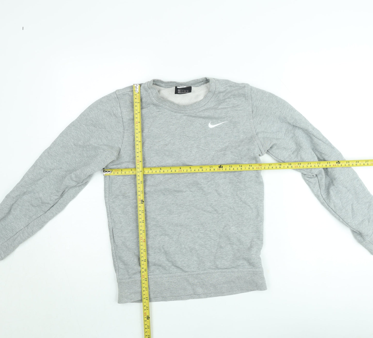 Nike Men's Grey Crew Neck Pullover Sweatshirt XS