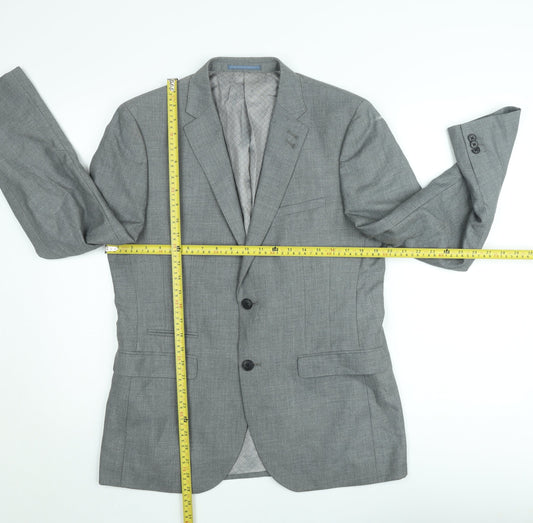 Taylor & Wright Men's Grey Slim Fit Blazer 40in Chest Regular