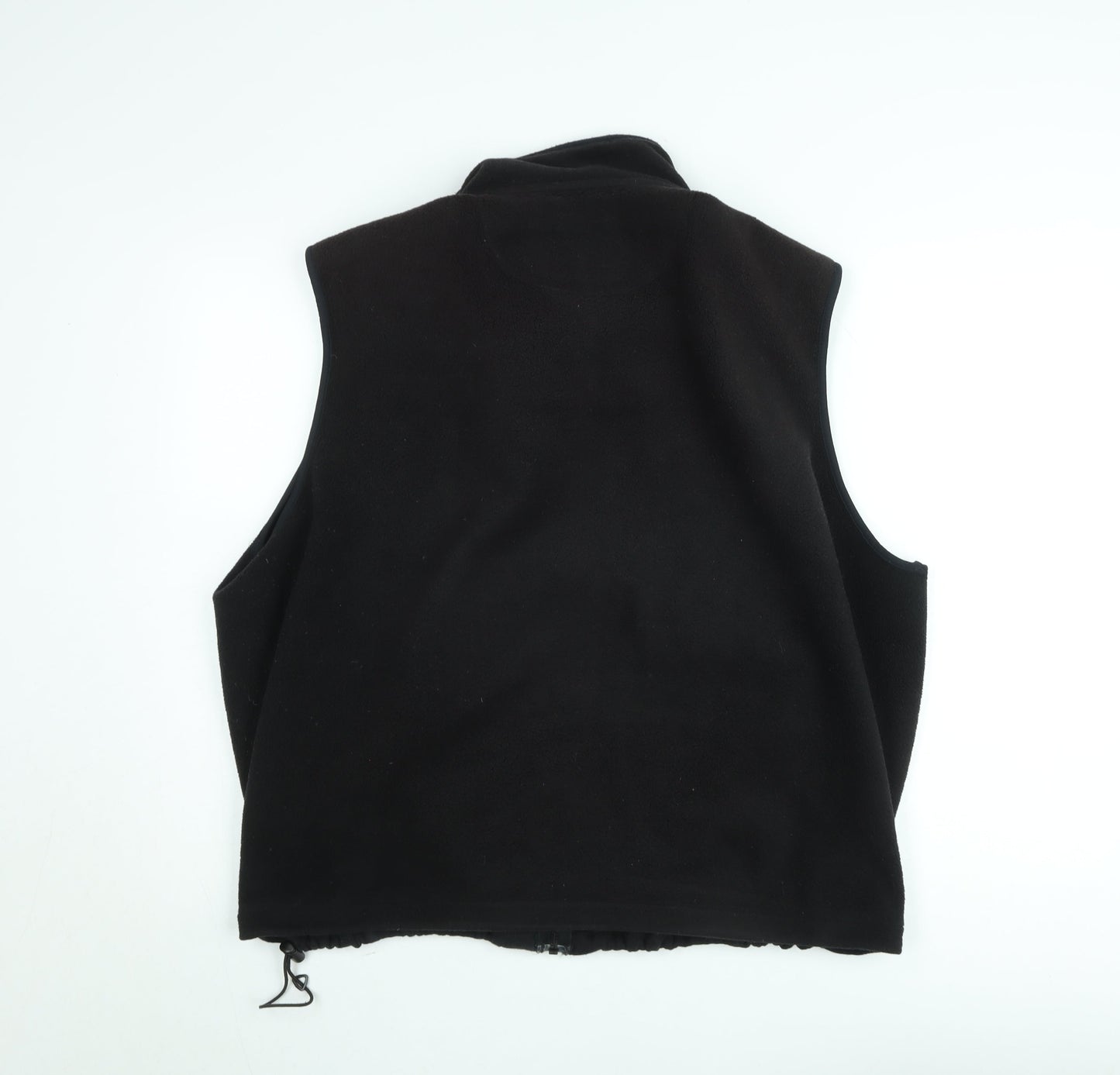 Eddie Bauer EBTEK Men's Black Fleece XL Waistcoat Bodywarmer Outdoor