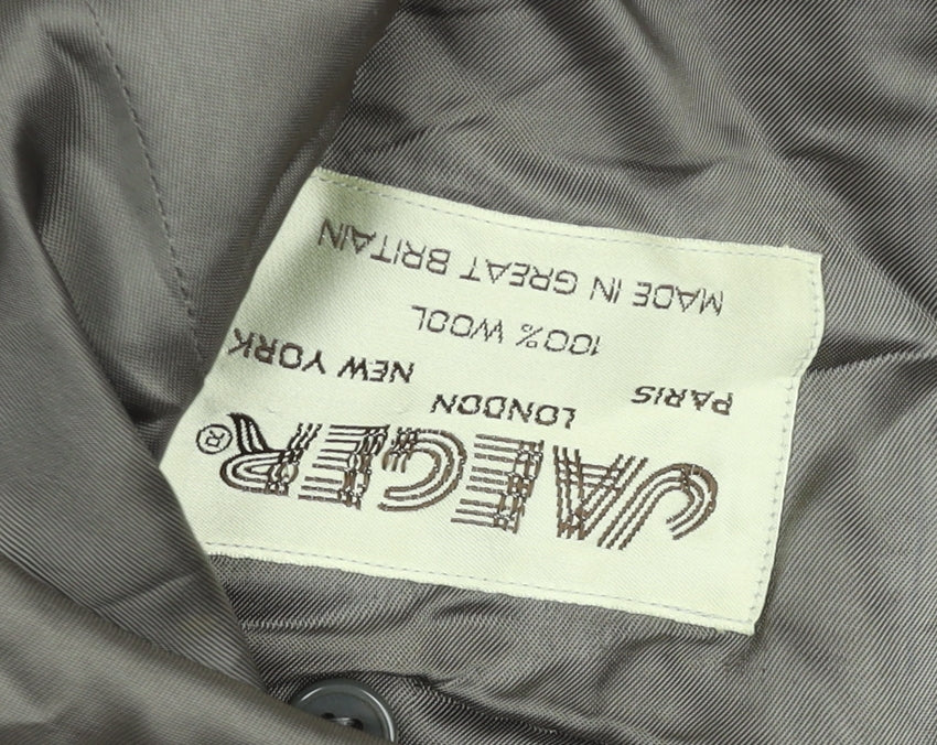 Additional view of Jaeger Men's Grey Wool Single-Breasted Blazer 48R Classic Fit Jacket