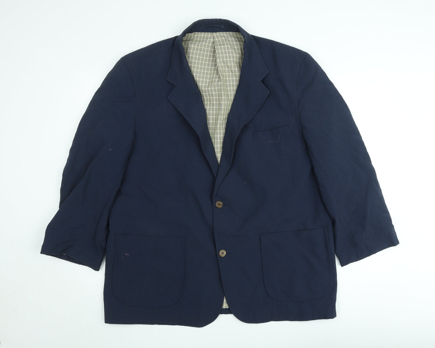 Rohan Men's Navy Global Travel Blazer 44 Regular Cotton Blend