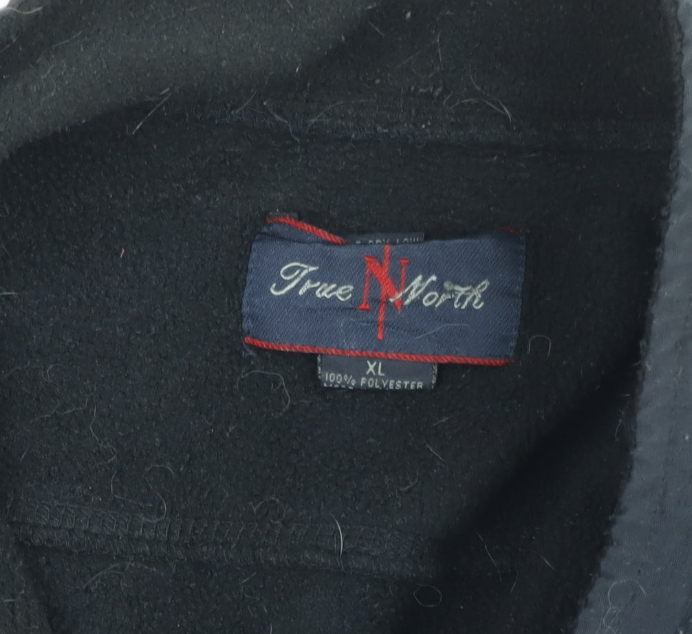 True North Mens Black Fleece Bodywarmer Waistcoat XL