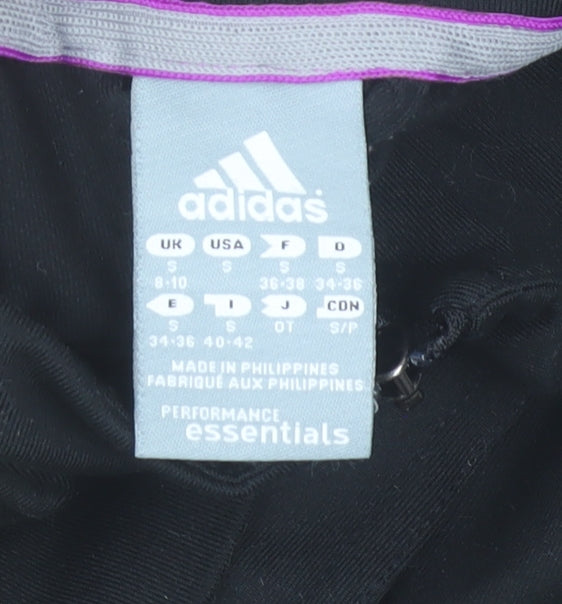 Adidas Women's Black Full Zip Hoodie Size S Performance Essentials