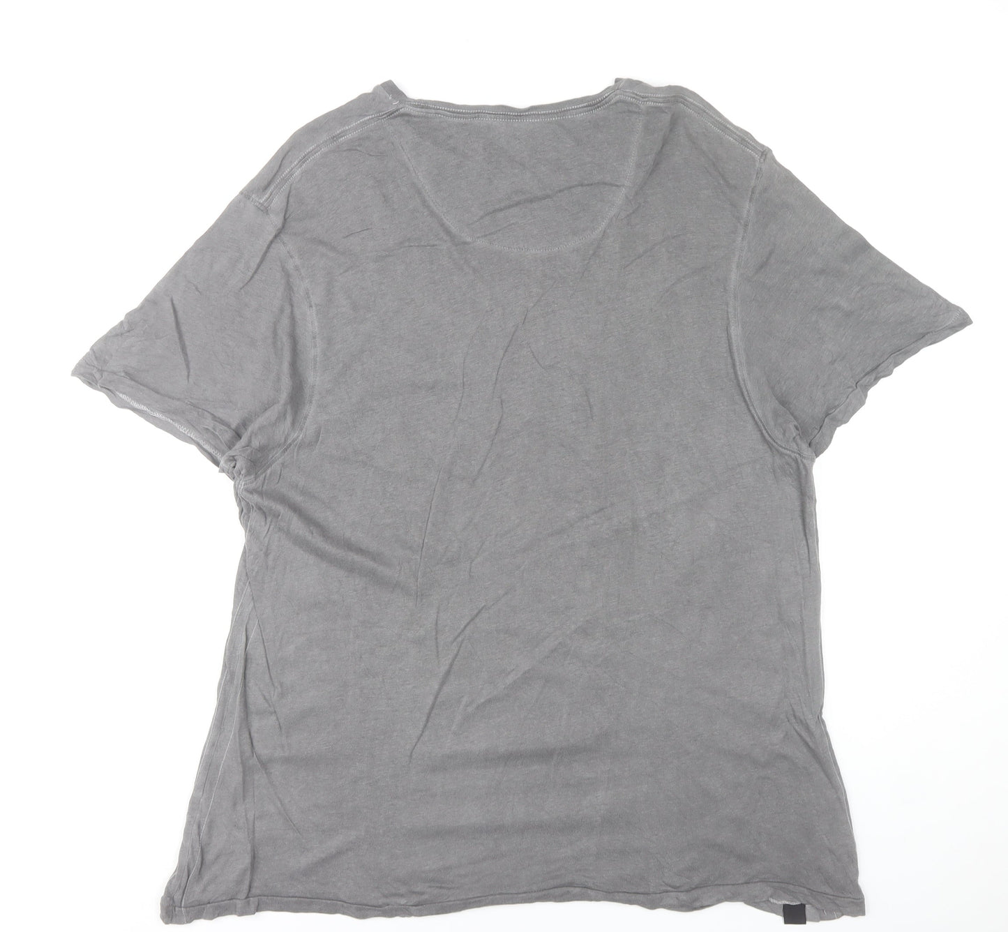 Lee Cooper Unisex Adults Grey 2XL Basic Cotton Crew Neck T-Shirt