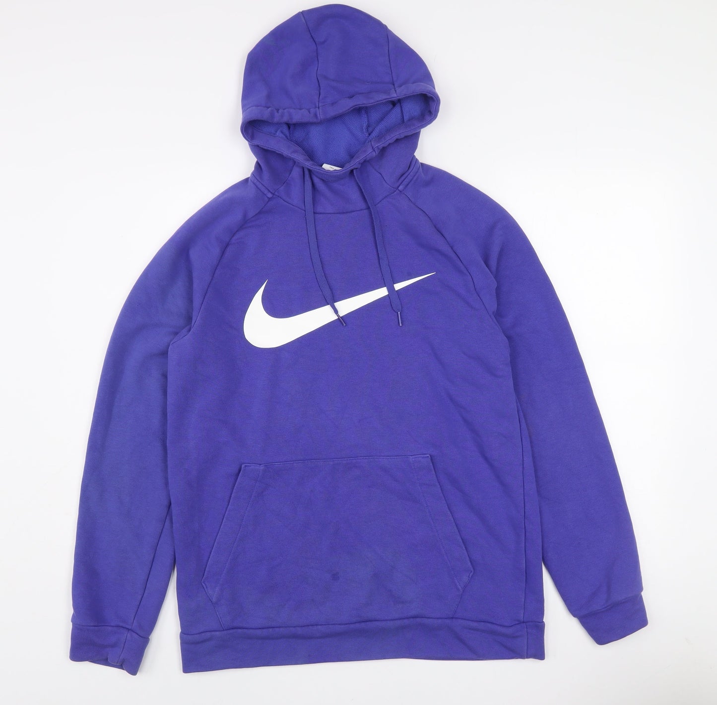 Nike Women’s Purple Dri-FIT Pullover Hoodie Small Logo Sweatshirt