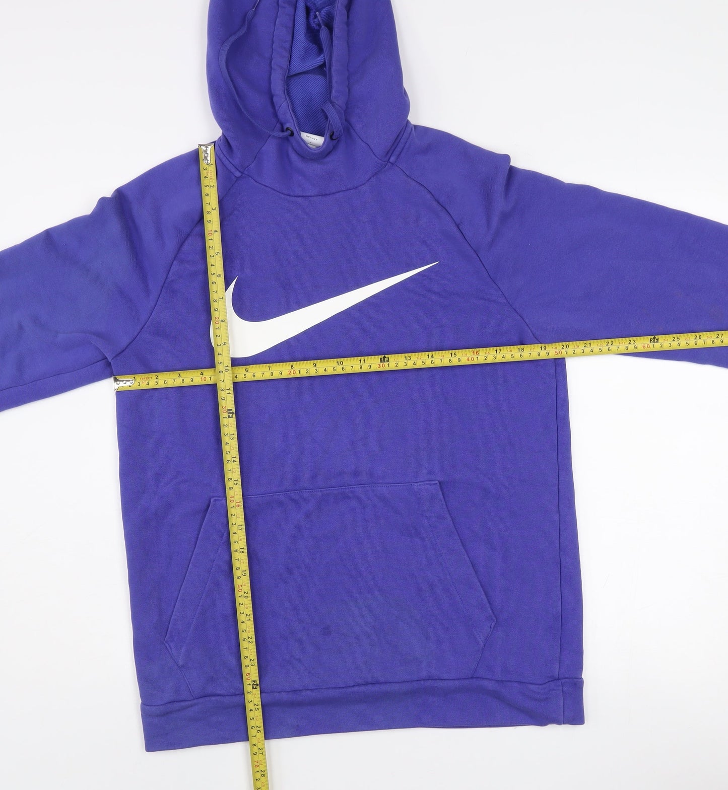 Nike Women’s Purple Dri-FIT Pullover Hoodie Small Logo Sweatshirt