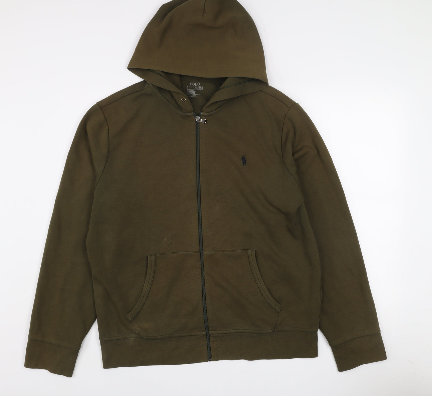 Ralph Lauren Men’s Green Hooded Full Zip Jacket L