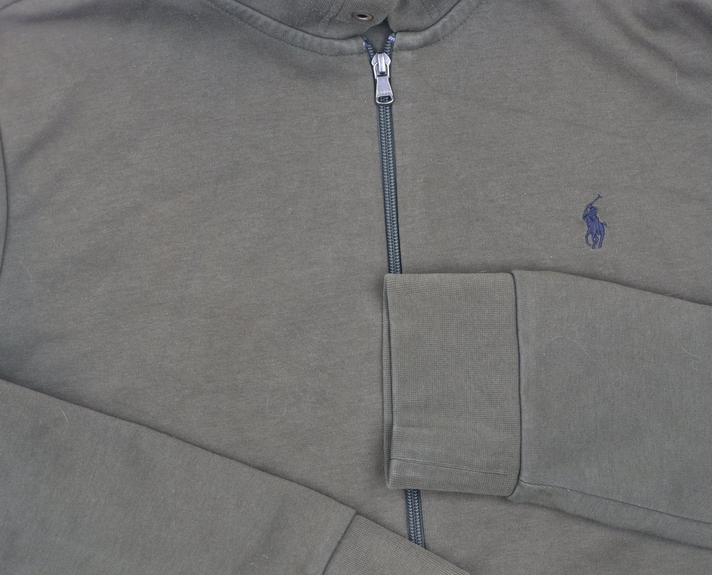 Ralph Lauren Men’s Green Hooded Full Zip Jacket L