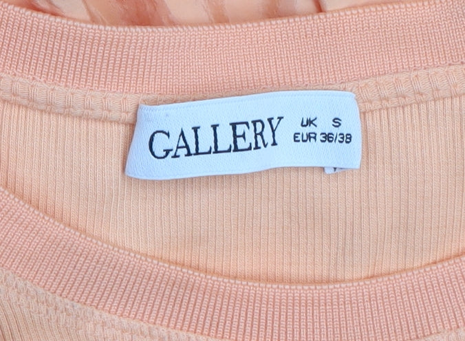 Additional view of Gallery Women Orange Sleeveless Long Tank Dress, size S