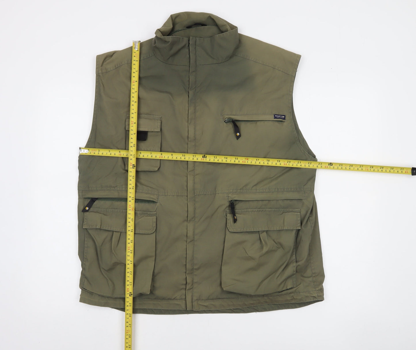 Regatta Men’s Green Outdoor Utility Waistcoat M 40in Full Zip Pockets