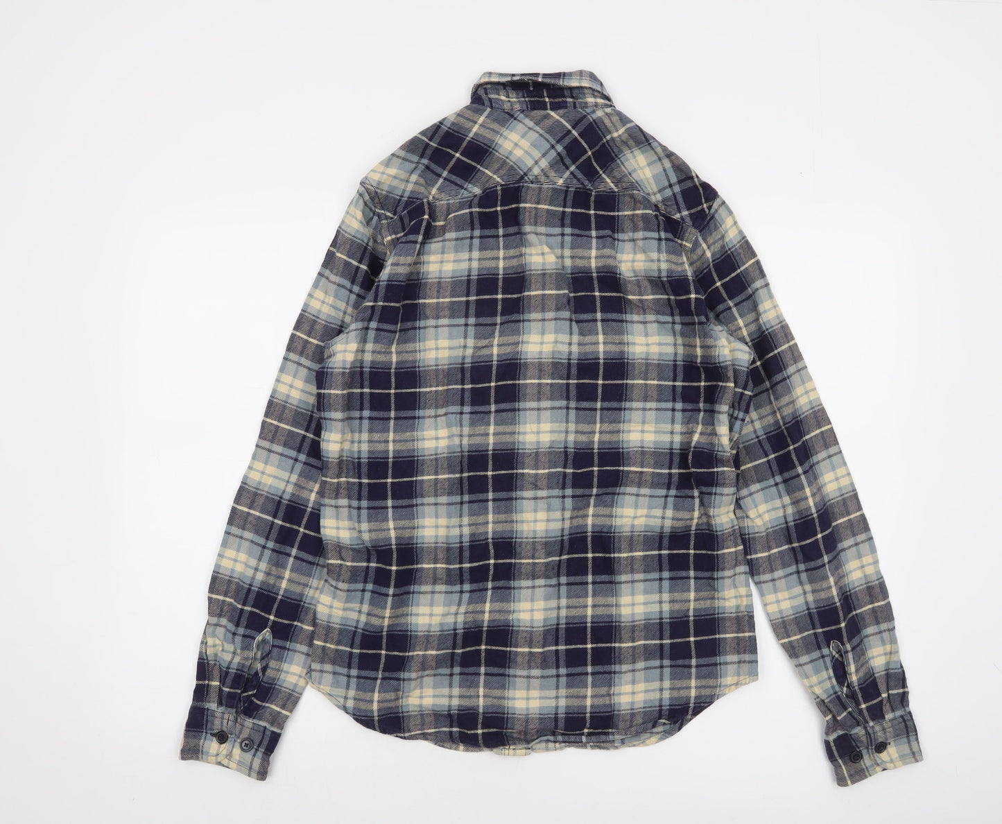 Ralph Lauren Denim & Supply Men's Navy Checked Flannel Shirt S
