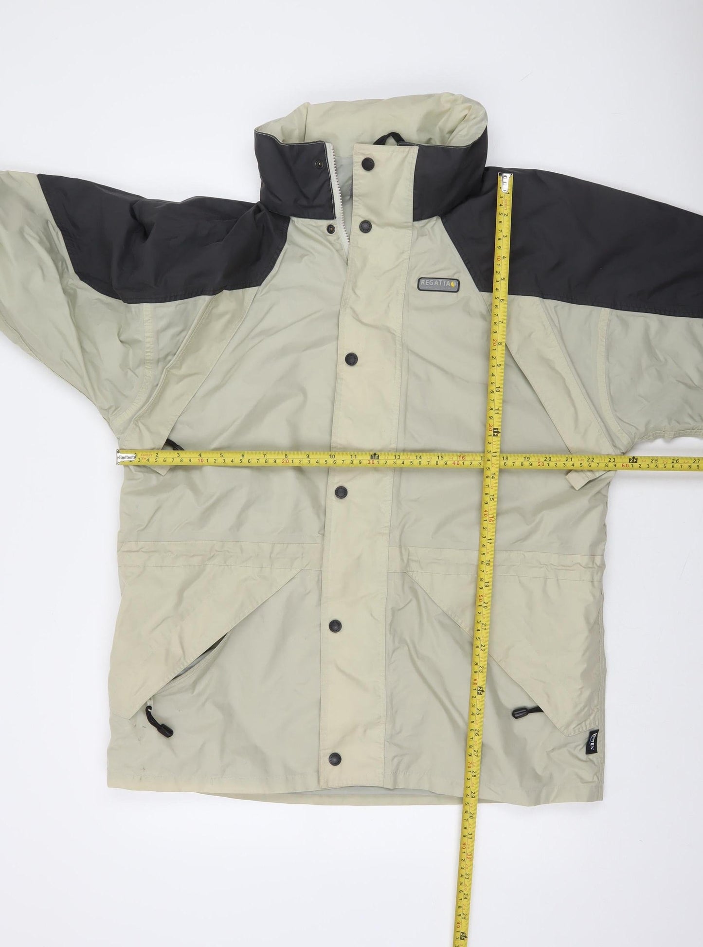 Regatta Men's Beige Waterproof Parka Jacket M 40in Hooded Outdoor Coat