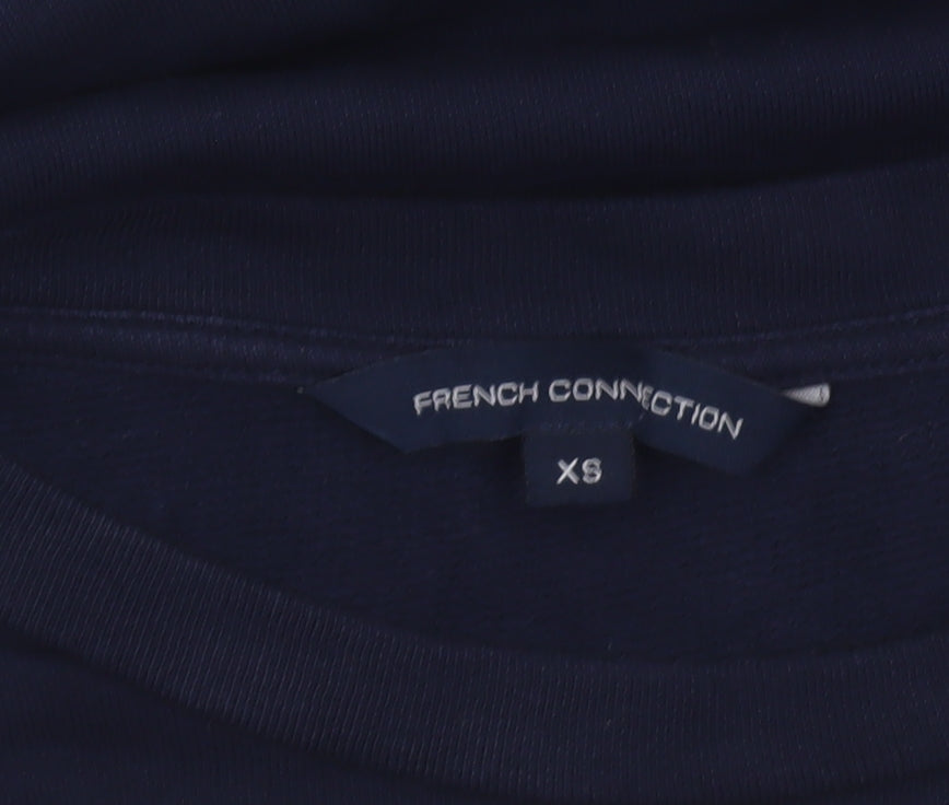 Additional view of French Connection Women's Multicoloured XS Cropped Long Sleeve Blouse