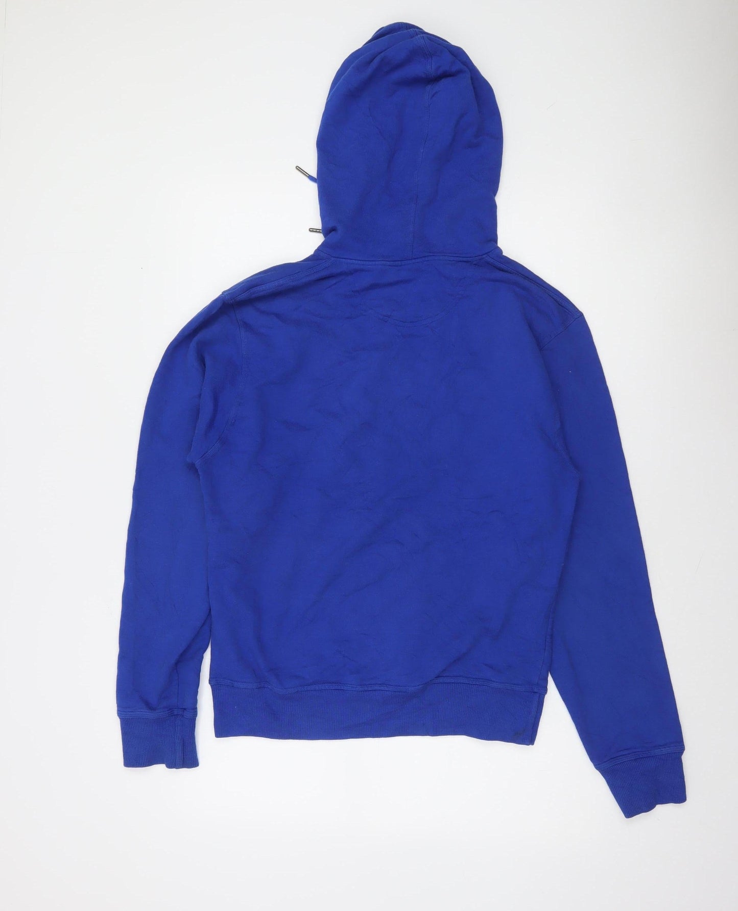Champion Men's Blue Pullover Hoodie Small Logo Fleece Sweatshirt