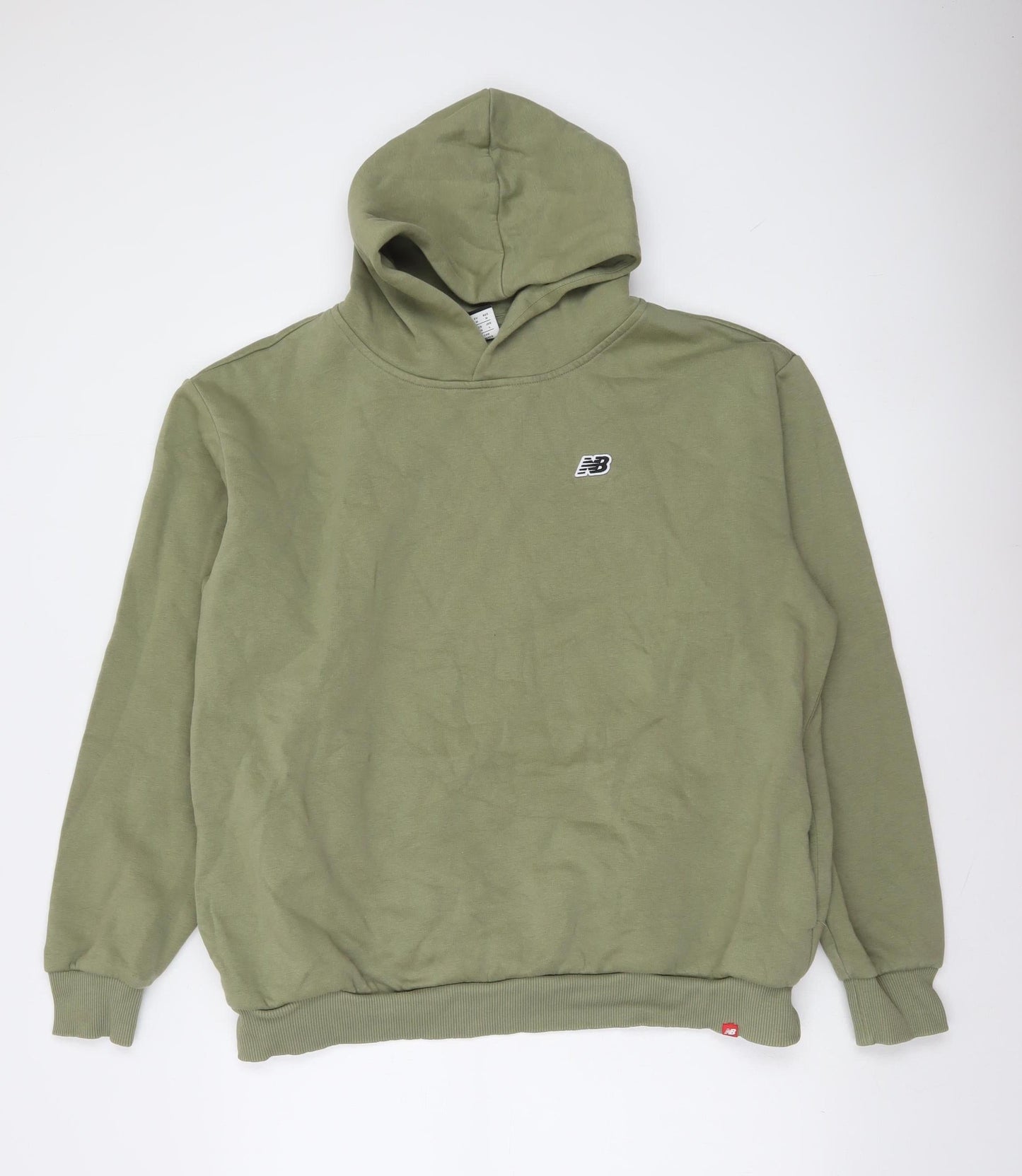 New Balance Men's Green Pullover Hoodie Size M Fleece Lined
