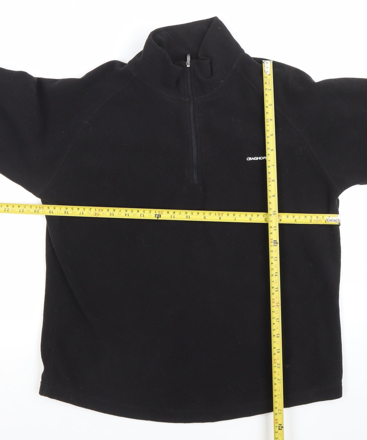 Womens UK 14 Regular Craghoppers Black Pullover Sweatshirt