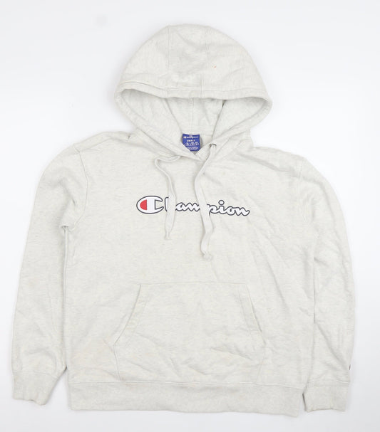 Mens UK S Regular Champion Grey Pullover Hoodie
