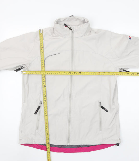 Berghaus Women's Beige Softshell Waterproof Jacket Size 16