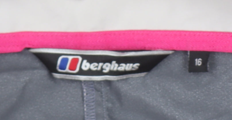 Berghaus Women's Beige Softshell Waterproof Jacket Size 16