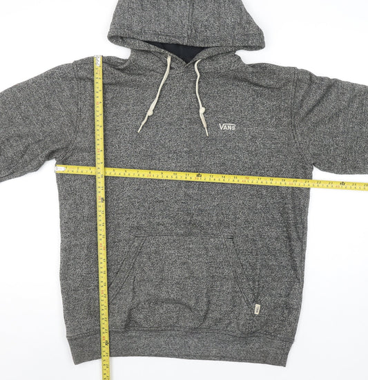 Vans Men's Grey Pullover Hoodie Small Regular Fit Fleece Sweatshirt