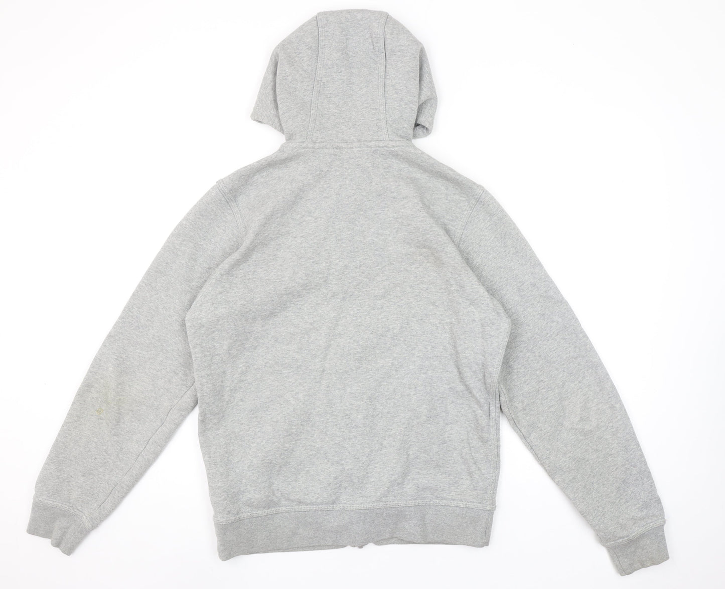 Nike Men's Grey Full Zip Hoodie Size S Sports Fleece Sweatshirt