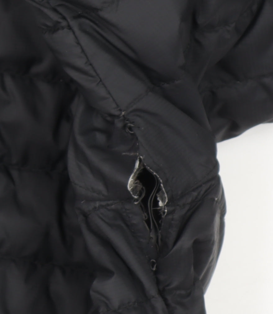 Mountain Warehouse Men's Black Down Filled Puffer Jacket Hooded M